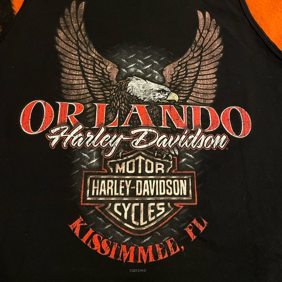 Mens 2013 Harley Davidson Tank Size XL - Picture 4 of 5